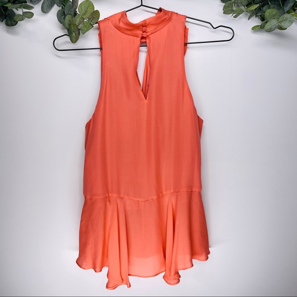 NWT CINQ A SEPT - Solid Moma Silk Top S - Picture 3 of 10